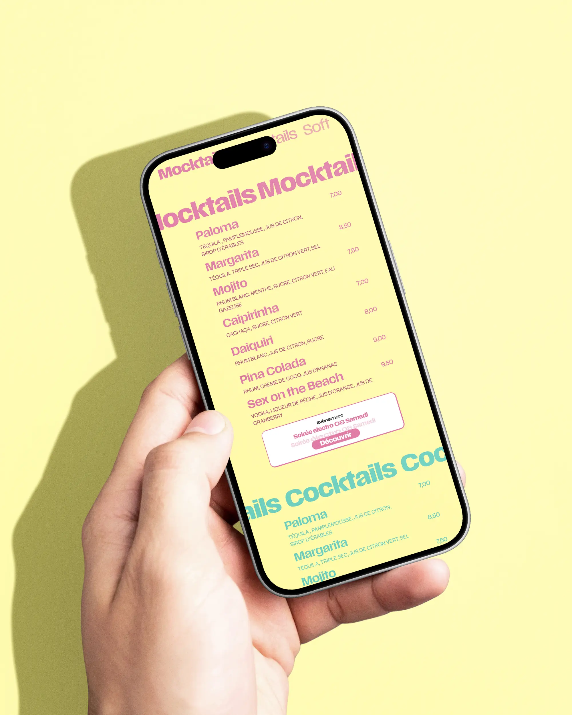 Mockup interface client