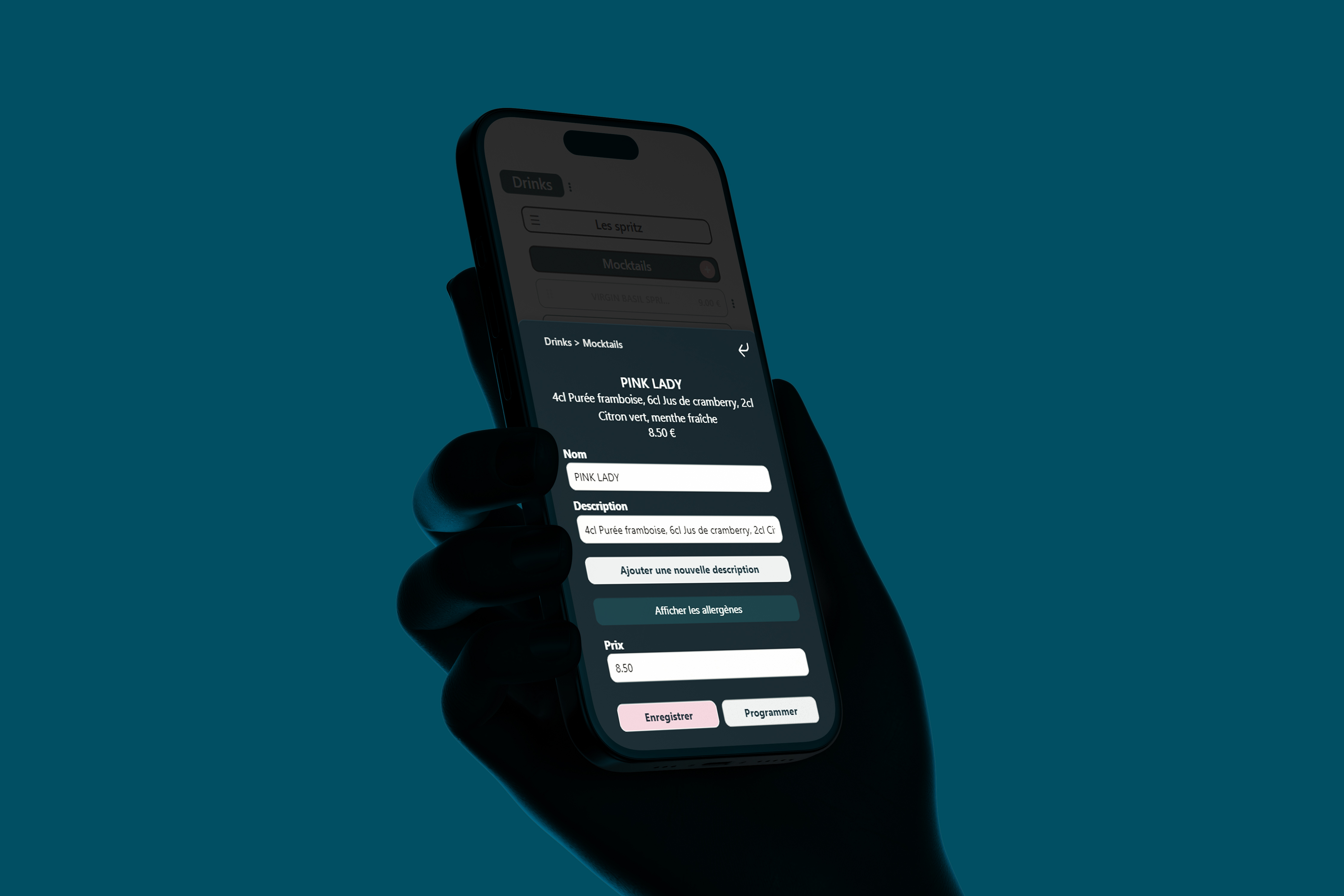 Des plats modifier en 1 instant