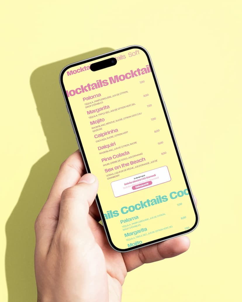 Menu digital GrubKit